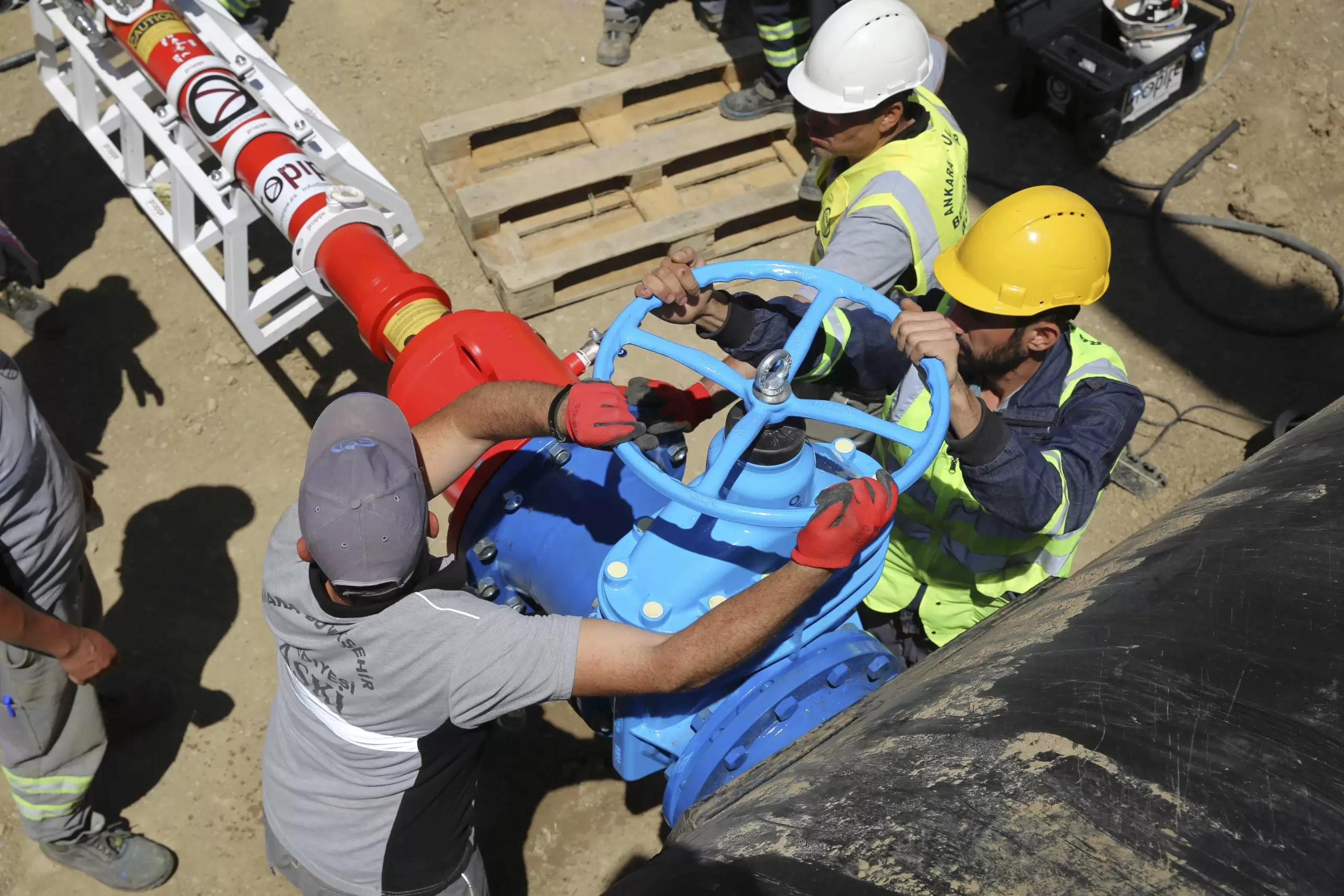 propipe hot tap ankara municipality main water pipeline 01